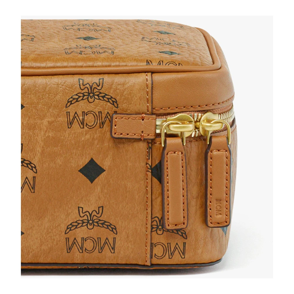 MCM Ottomar Reisetui in Visetos Brown Unisex