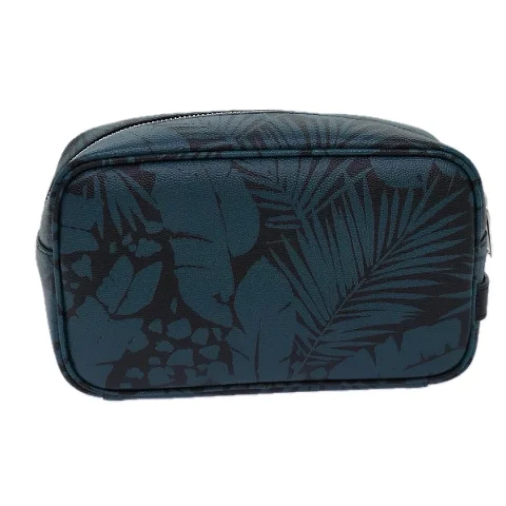 Yves Saint Laurent Vintage Pre-owned Leather pouches Green Dames