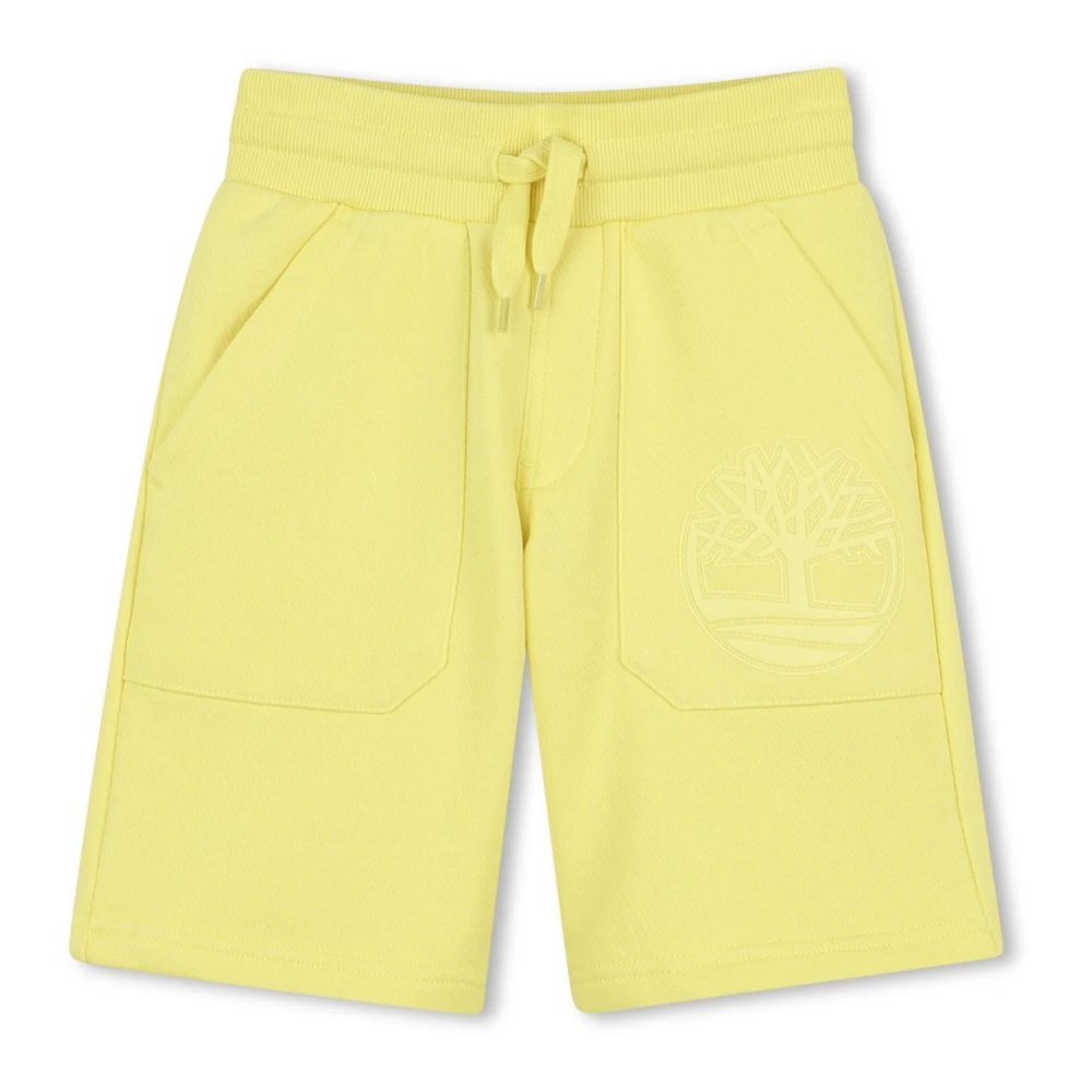 Timberland Mjuka French Terry Bermuda Shorts Yellow, Pojke