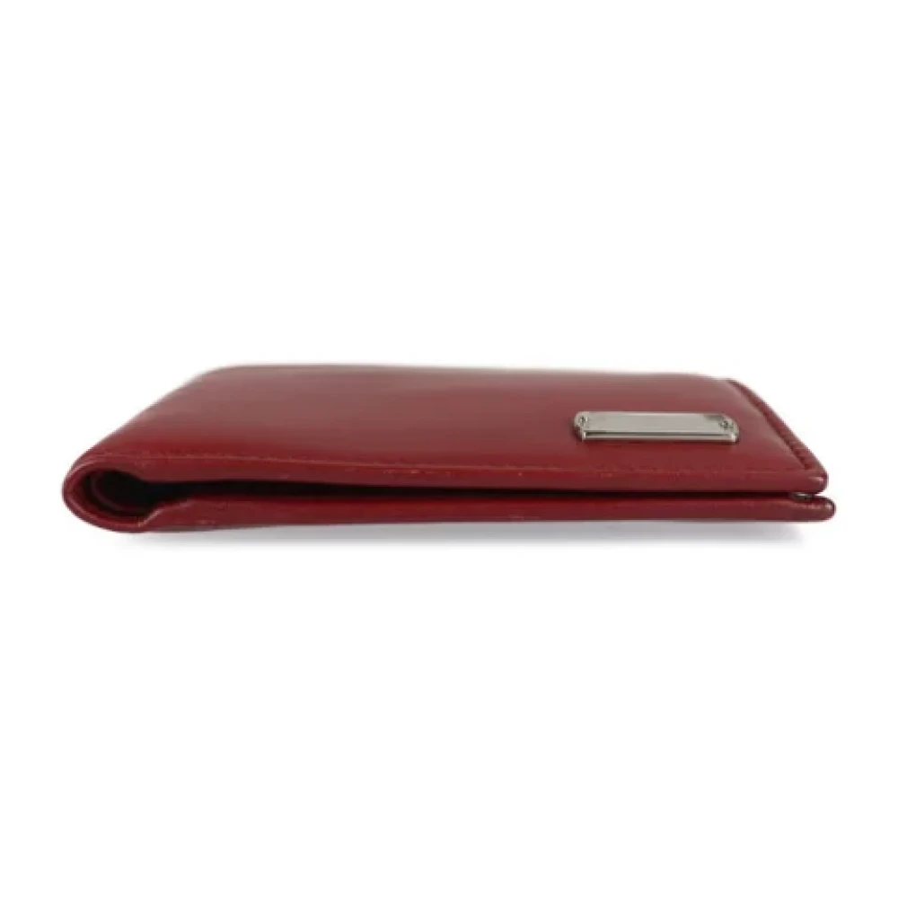 Gucci Vintage Pre-owned Canvas wallets Red Dames