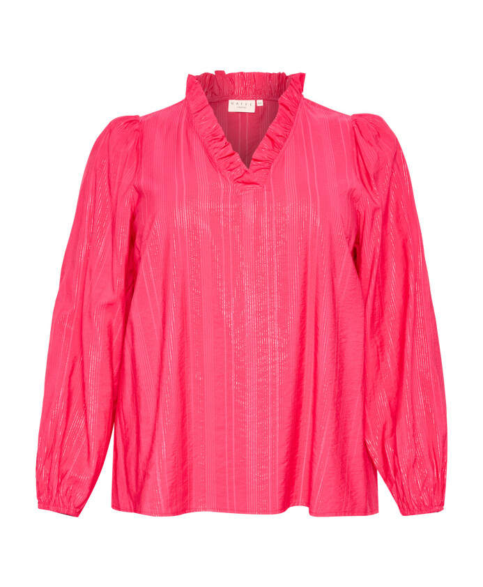 chemisier-feminin-a-col-en-v-framboise