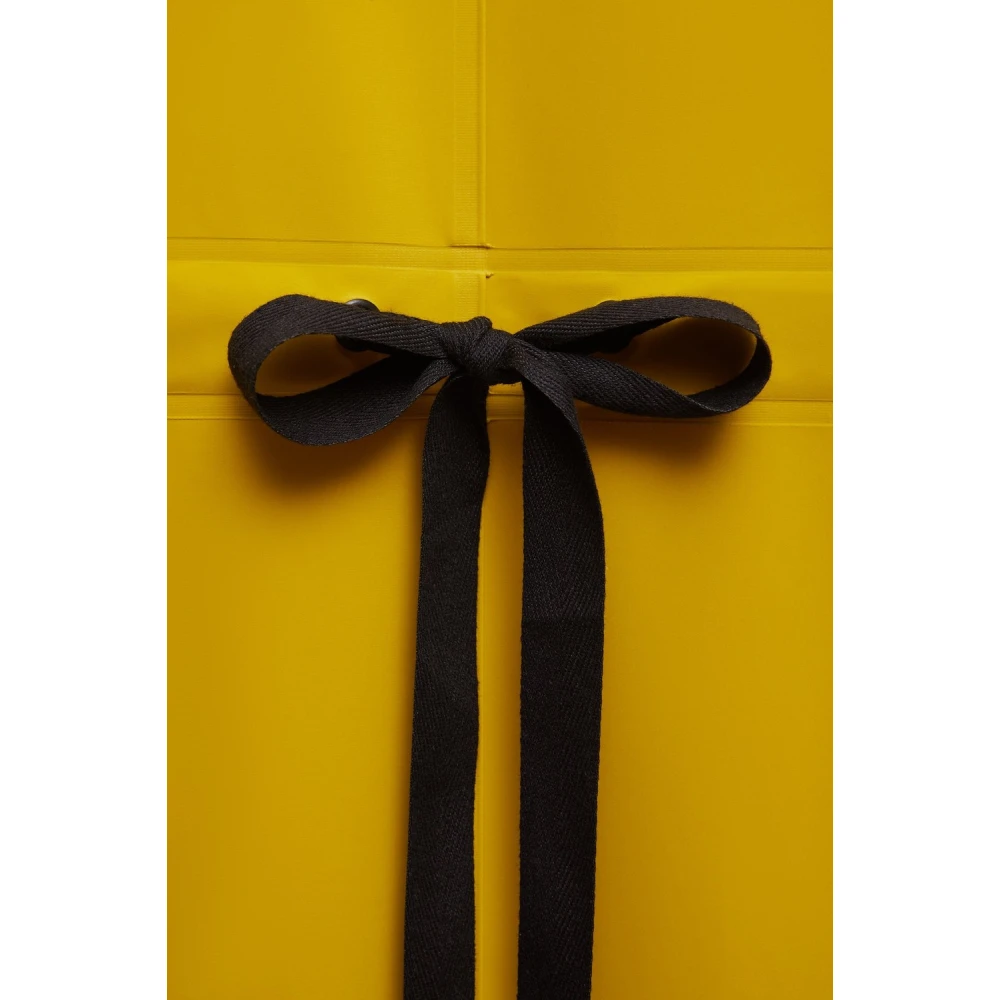 Stutterheim Matte Lange Regenjas met Aqua-Guard Zakken Yellow Dames