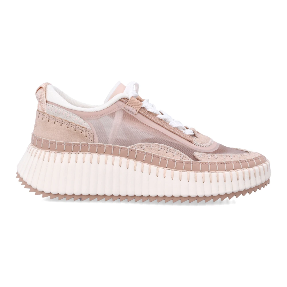 Chloé Women's Pink Nama Sneaker - Sneakers - 7 Uk - Shoes