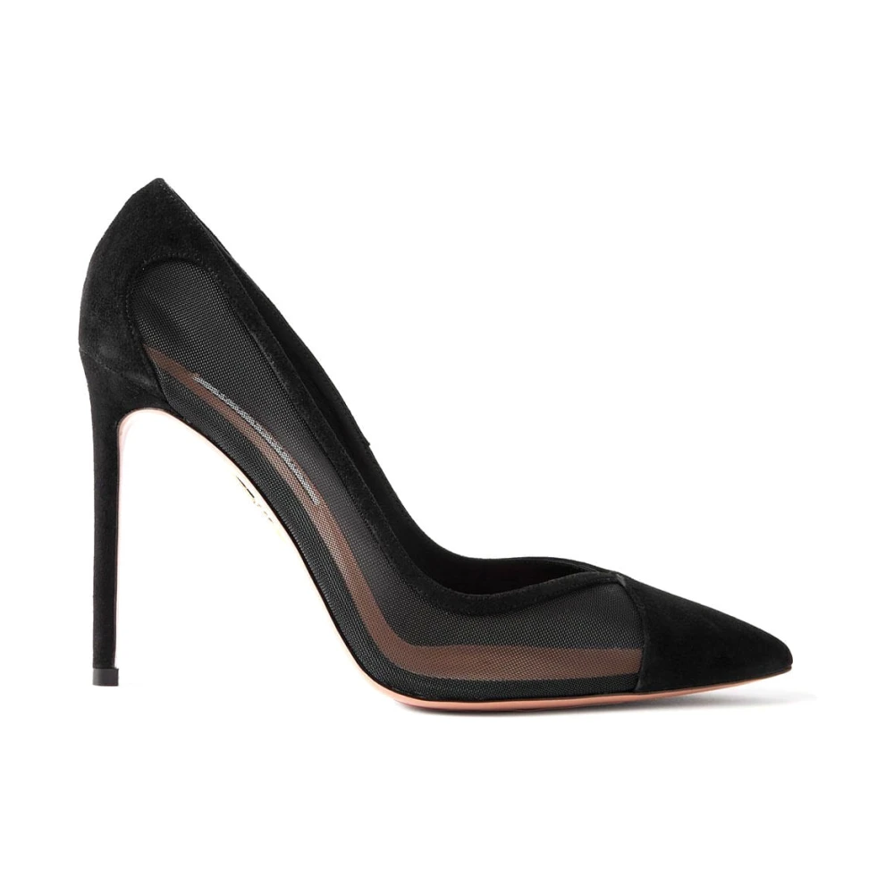 Aquazzura Women's Black Studio Pump 105 - Pumps - 7 Uk - Shoes