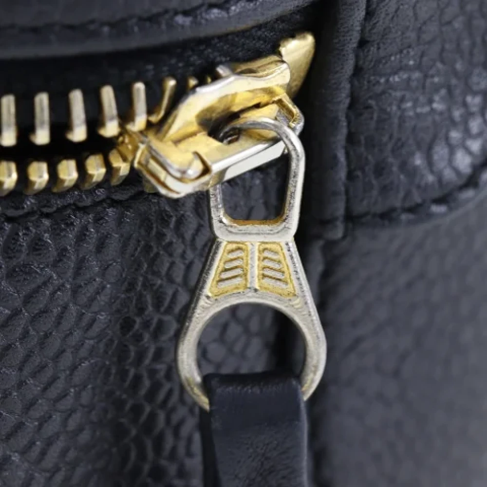 Chanel Vintage Pre-owned Leather handbags Black Dames