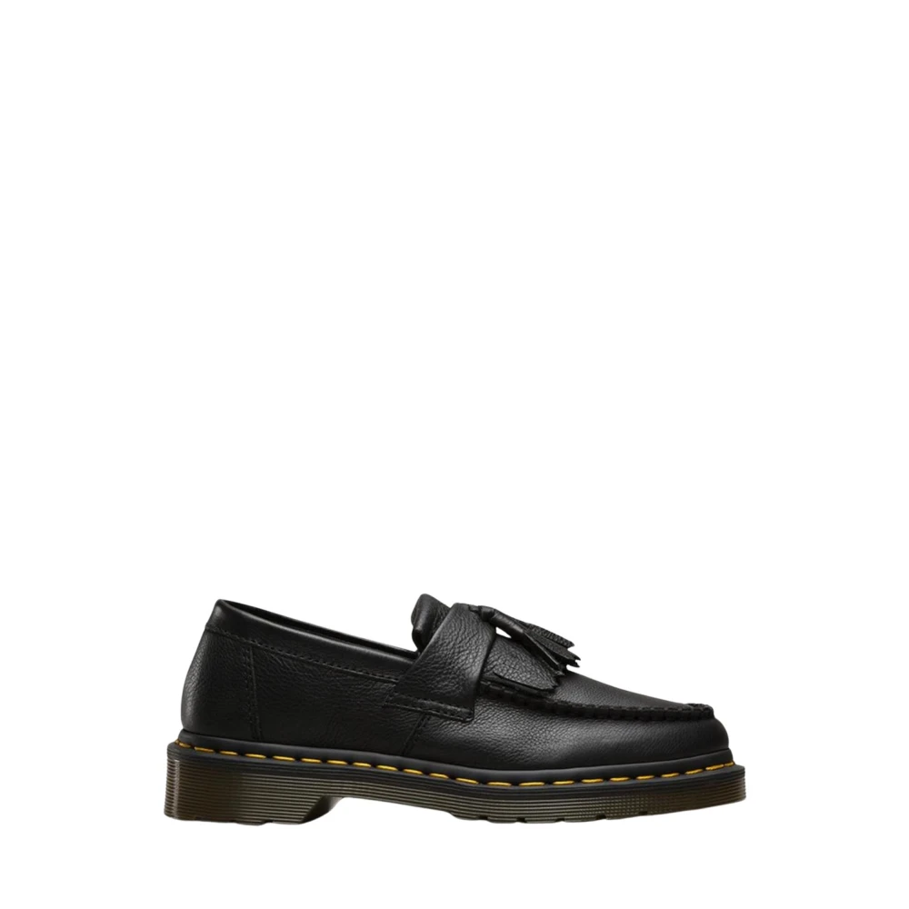 Dr. Martens Mocassini Adrian Con Nappe Pelle Virginia Scarpe Nero Donna Taglia 38 - Immagine 3