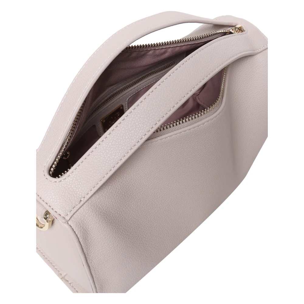 V73 Beige Anne Schoudertas met Flap Sluiting Beige Dames
