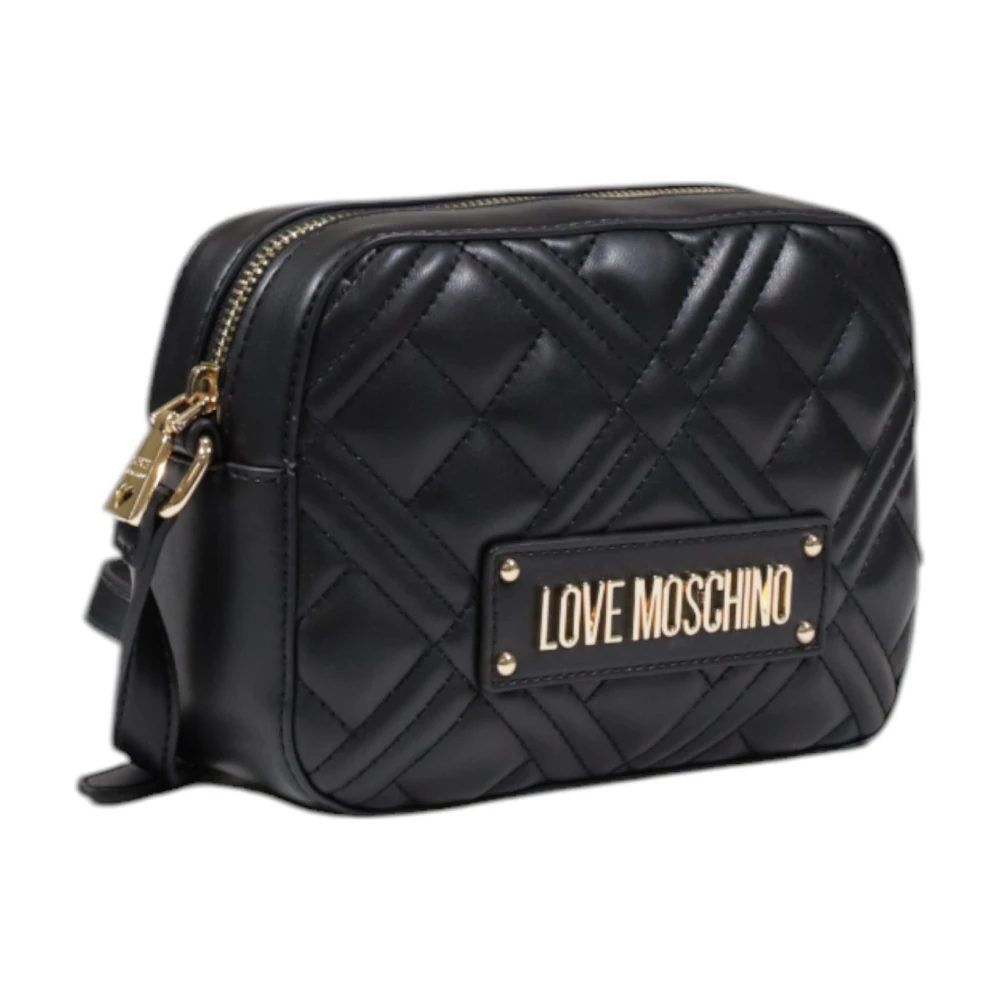Love Moschino Zwarte handtas met enkelband Black Dames