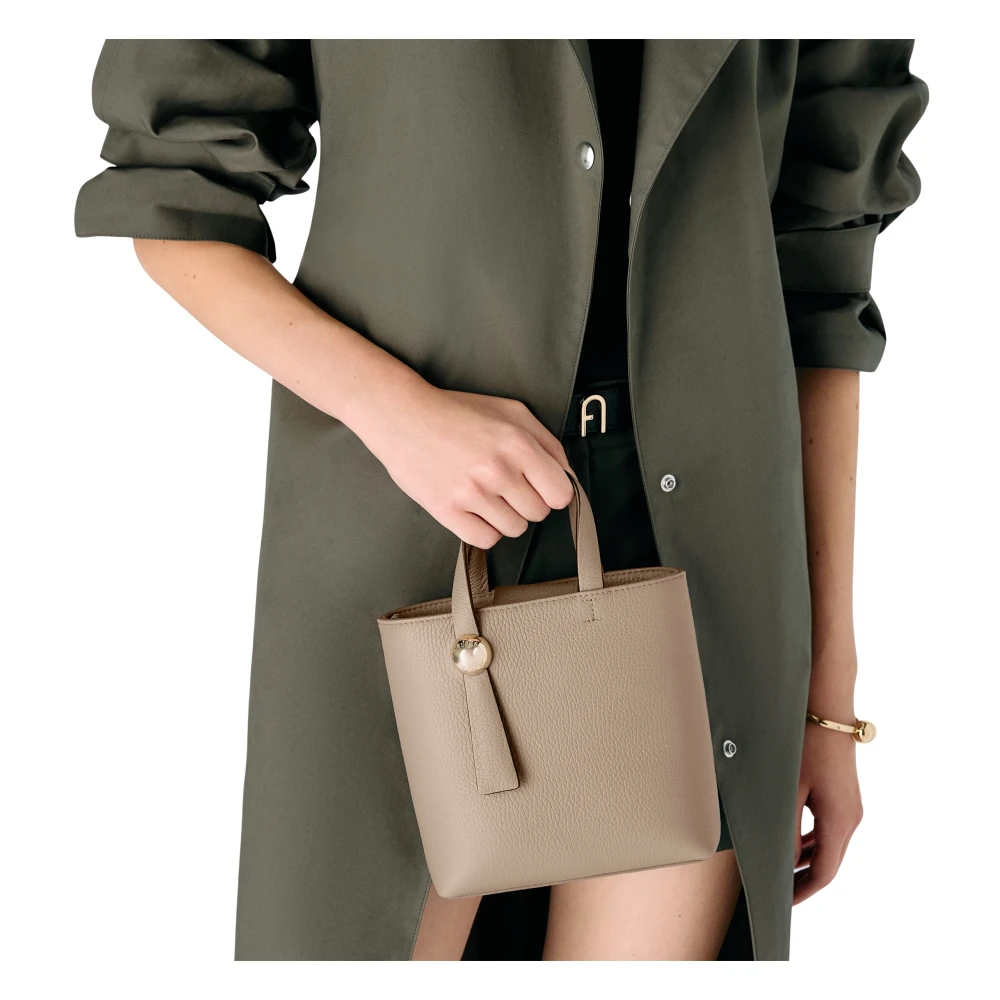 Furla Sfera Verticale Crossbody M Gray Dames