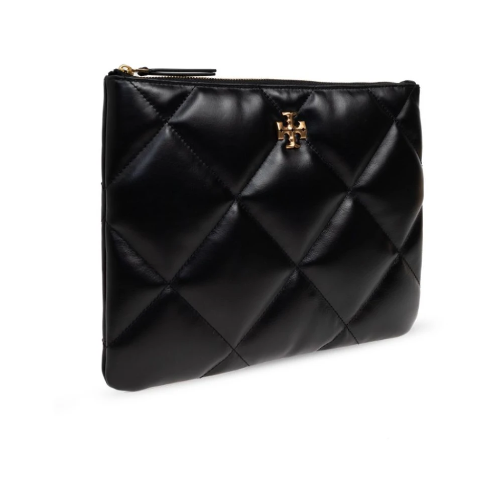 TORY BURCH Gewatteerde zwarte tassen met Double T Black Dames