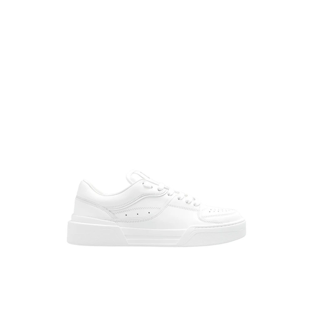 Dolce & Gabbana Women's White Sneakers, 2 Uk, New Roma Trainers