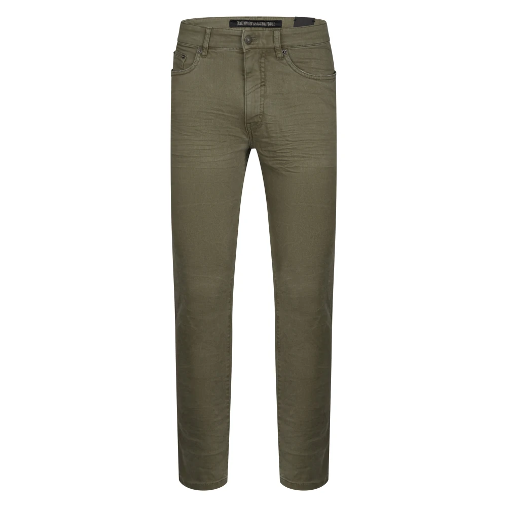 Drykorn Men's Green Slim-Fit Stretch Khaki Jeans - Slim-Fit Trousers - W29 L32 - Trousers
