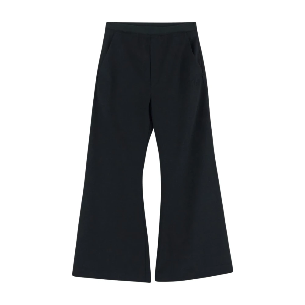 MM6 Maison Margiela Wijde Pijpenbroek Black Dames