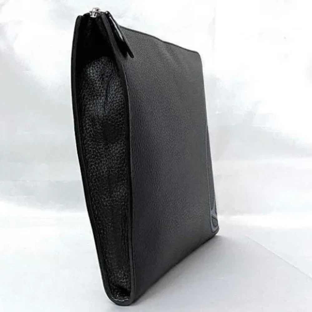Louis Vuitton Vintage Pre-owned Leather louis-vuitton-bags Black Dames