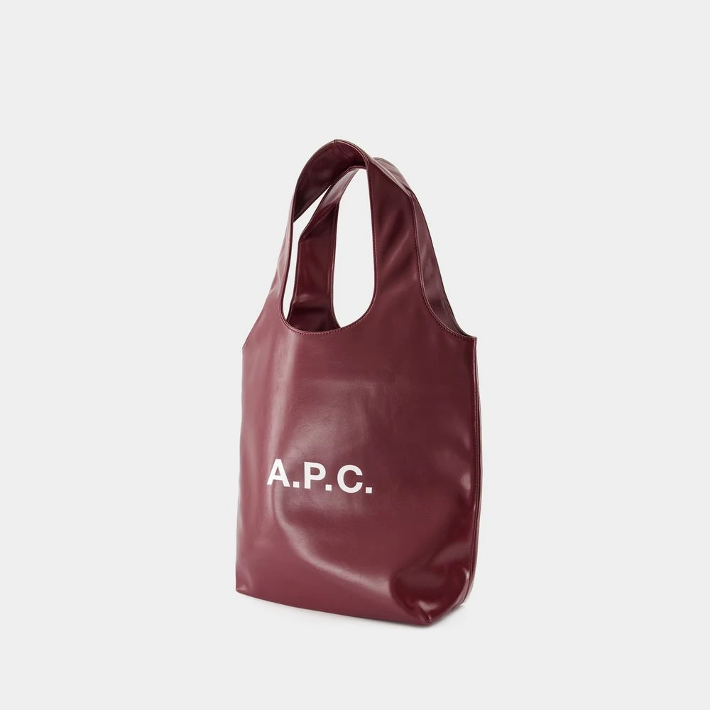 A.p.c. Burgundy Small Shopper Bag Red Dames