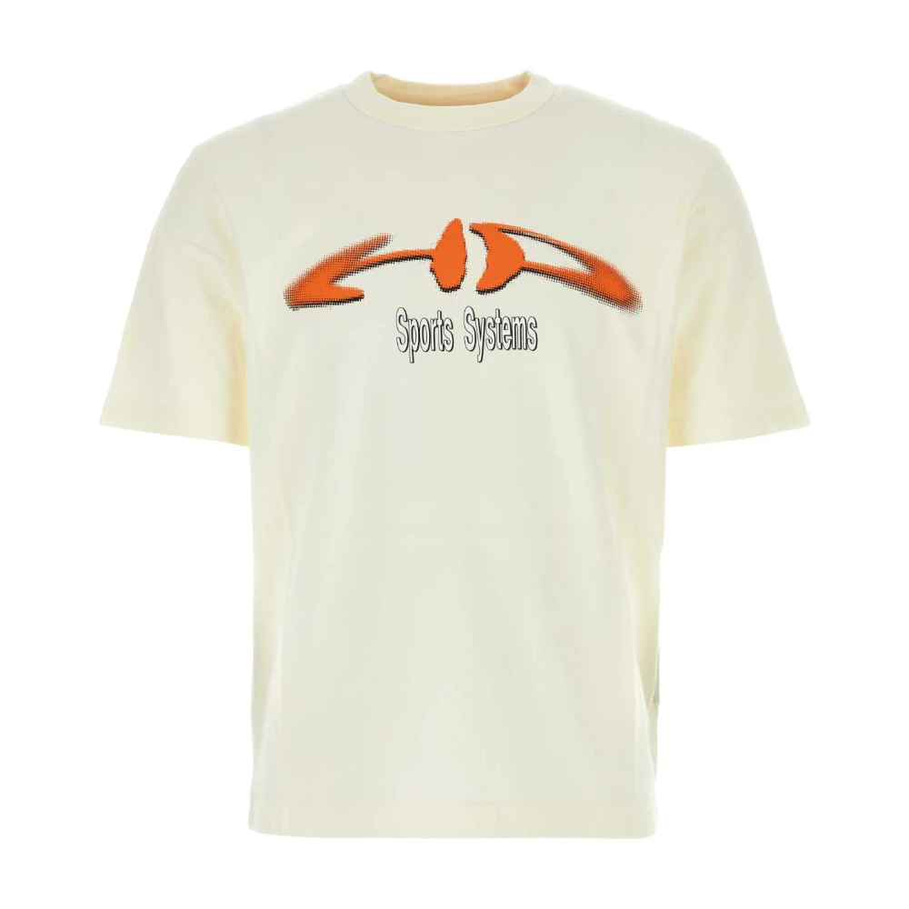 Heron Preston Ivoor Katoen T-shirt White Heren