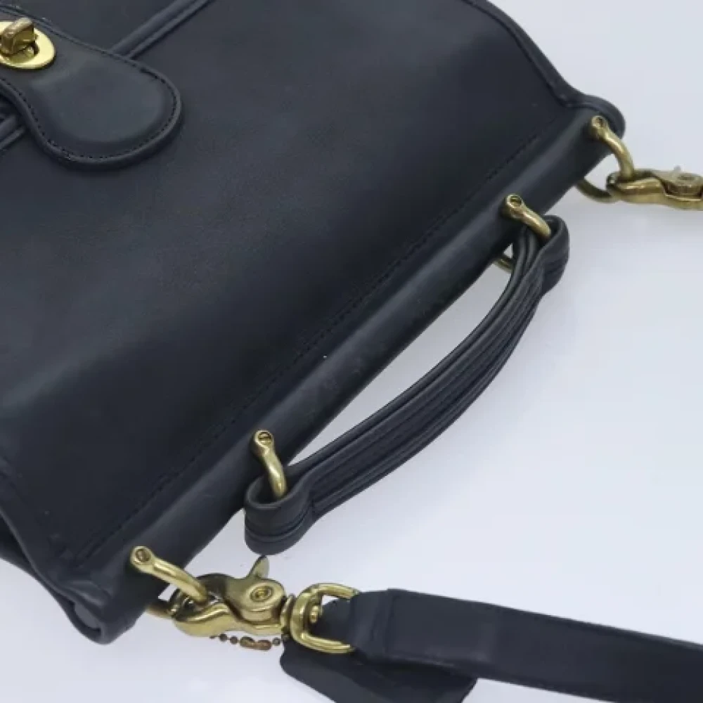 Coach Pre-owned Leather handbags Black Dames