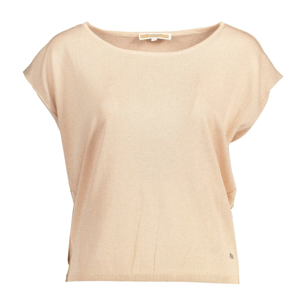 Kocca Pink T-Shirts, Female, 2XL, Sleeveless Boat Neck Top Logo
