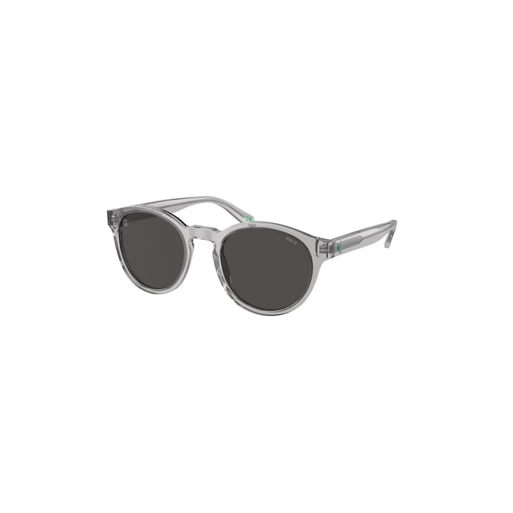 Polo Ralph Lauren Man Sunglass PH4192 - Frame color: Shiny Transparent Grey, Lens color: Dark Grey - Image 5