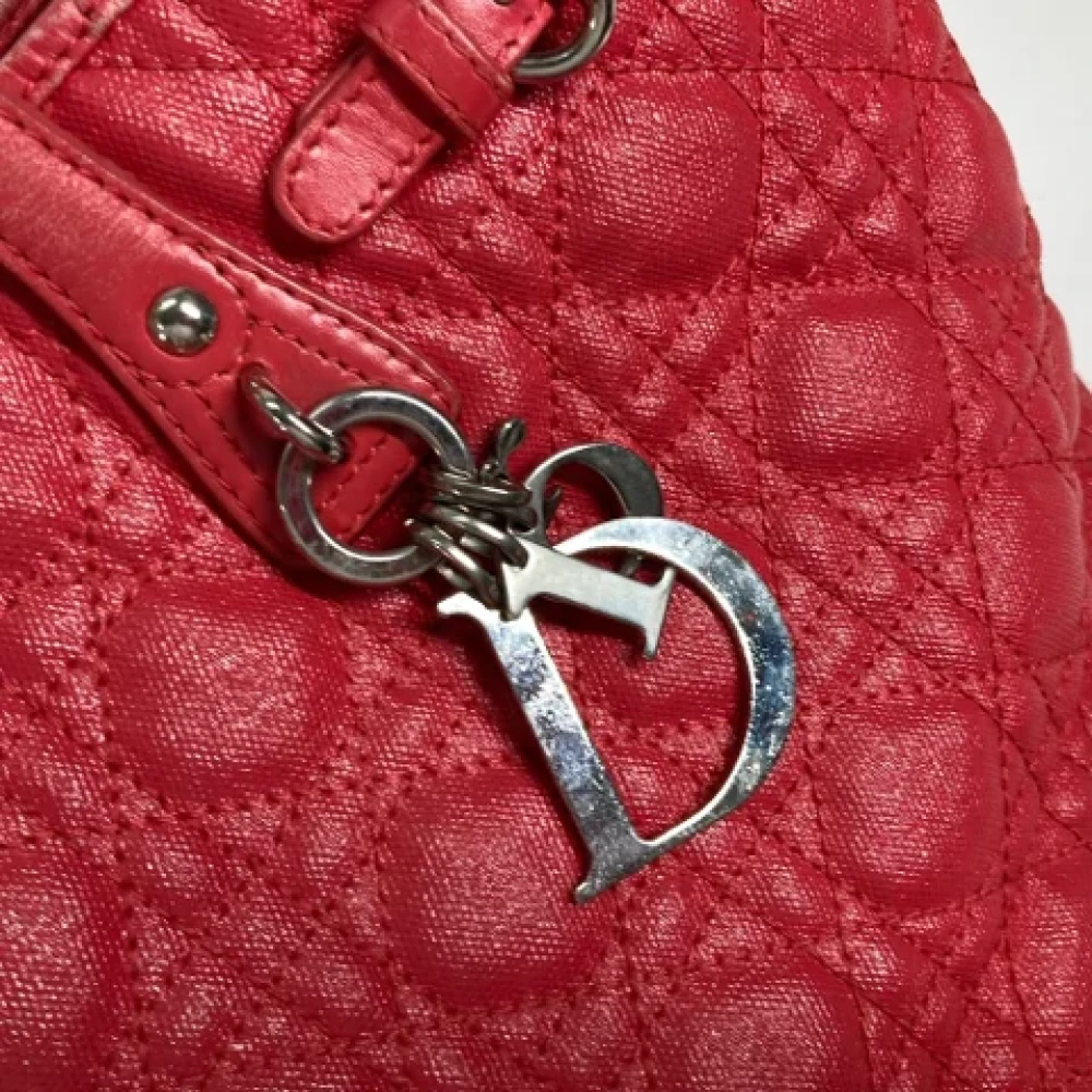 Dior Vintage Pre-owned Fabric dior-bags Red Dames