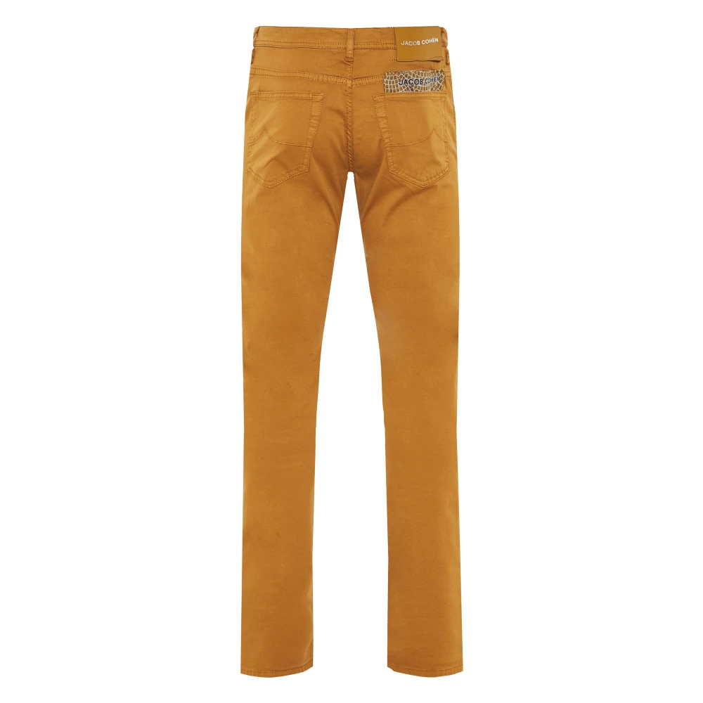 Jacob Cohën Bard katoen lyocell broek Orange Heren