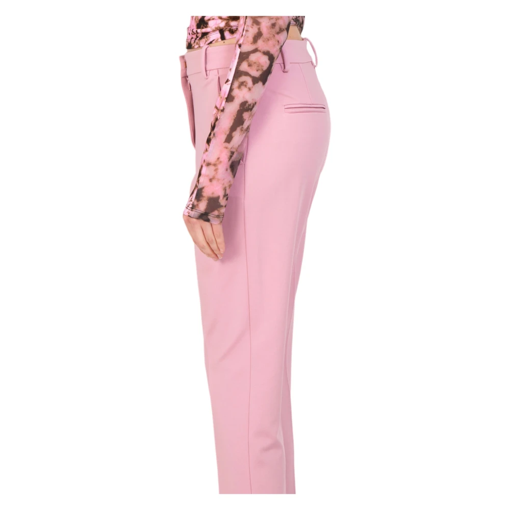 pinko Stijlvolle Cigarettebroek Pink Dames