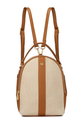 ljusbrun-lader-och-beige-tyg-ryggsack