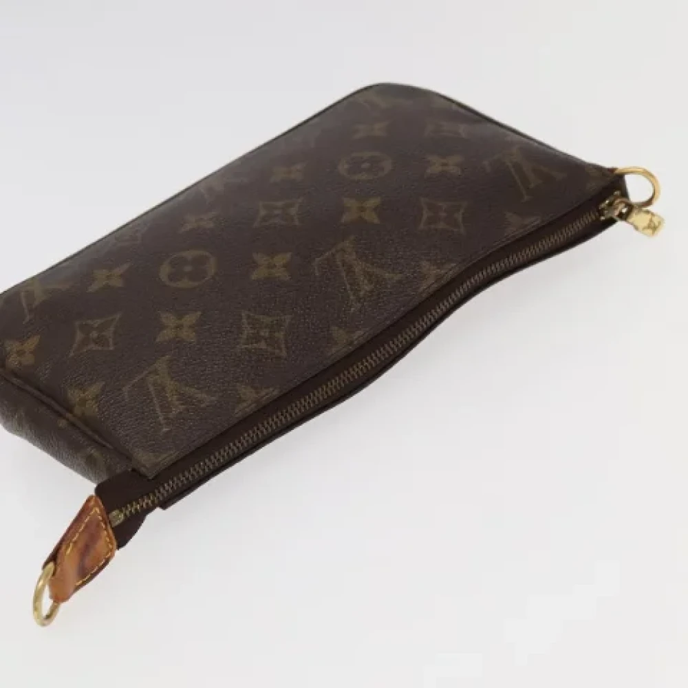 Louis Vuitton Vintage Pre-owned Canvas pouches Brown Dames