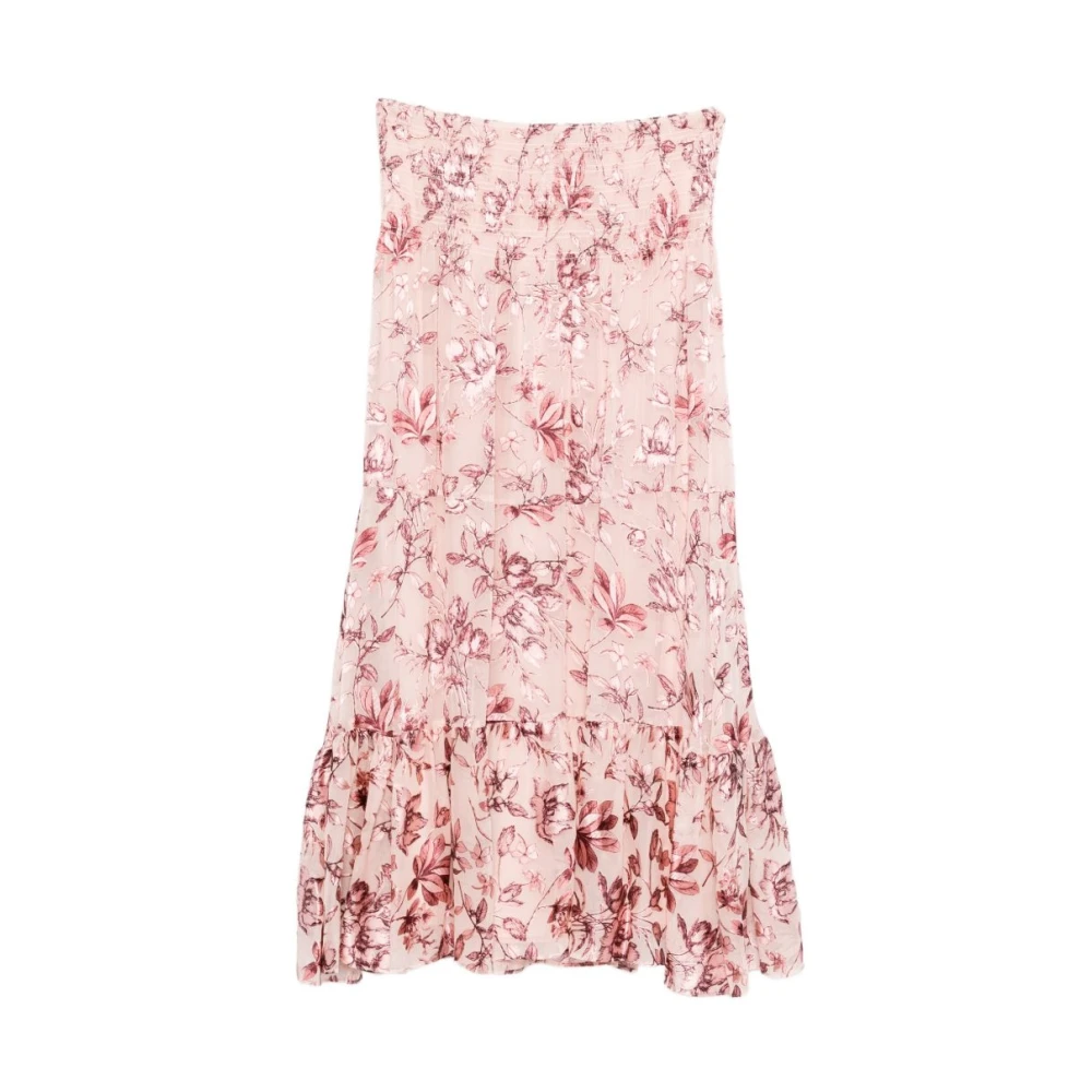 Alice + Olivia Women's Pink Maxi Skirts, 2XS, Stevie Maxi Skirt