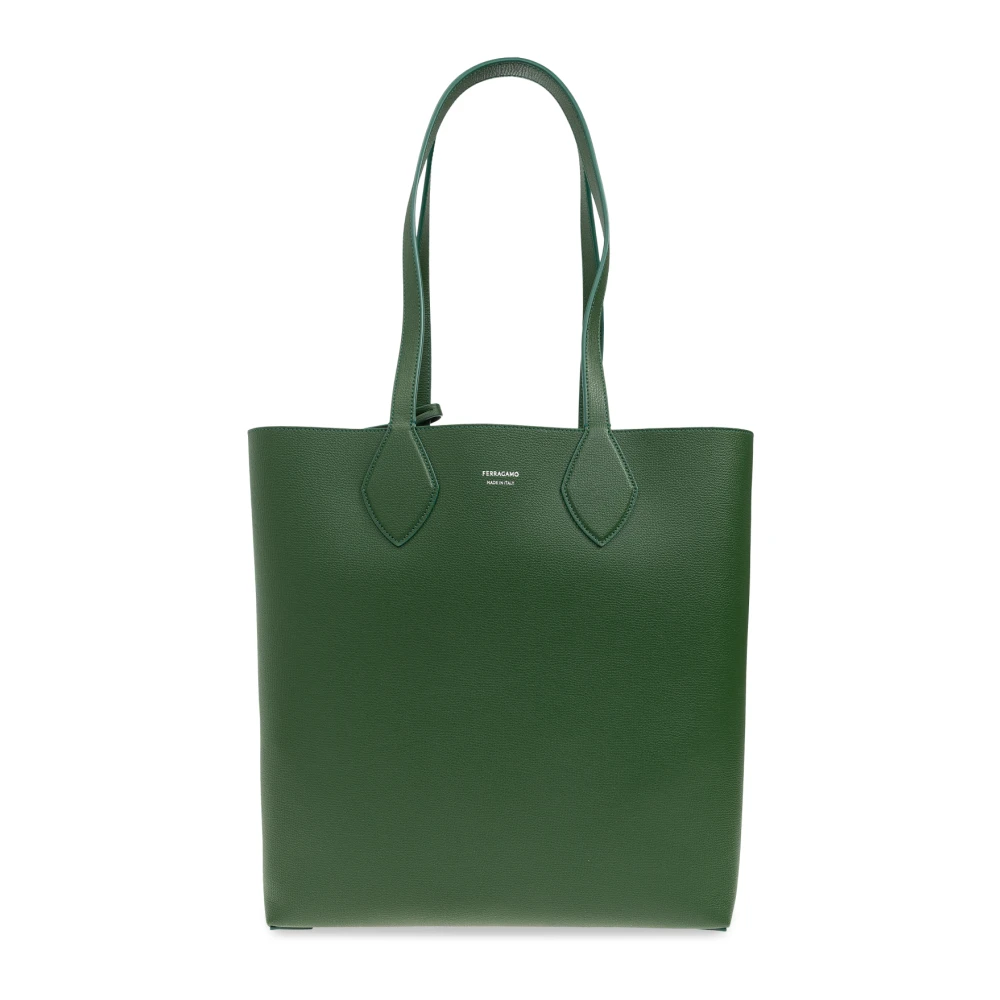 Salvatore Ferragamo Tas type Shopper Green Heren