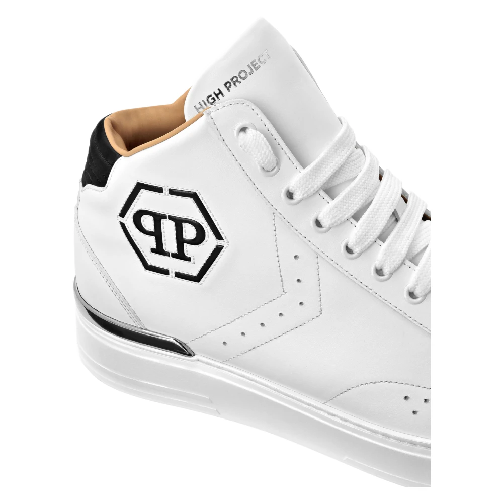Philipp Plein Mid-Top Sneakers Hexagon