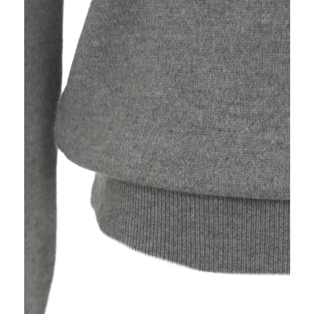 Gender Merino Gebreide Trui Gray Heren