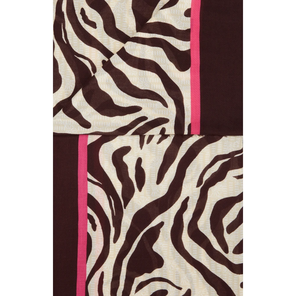 Joop! Zebra Patroon Sjaal met Roze Accents Multicolor Dames