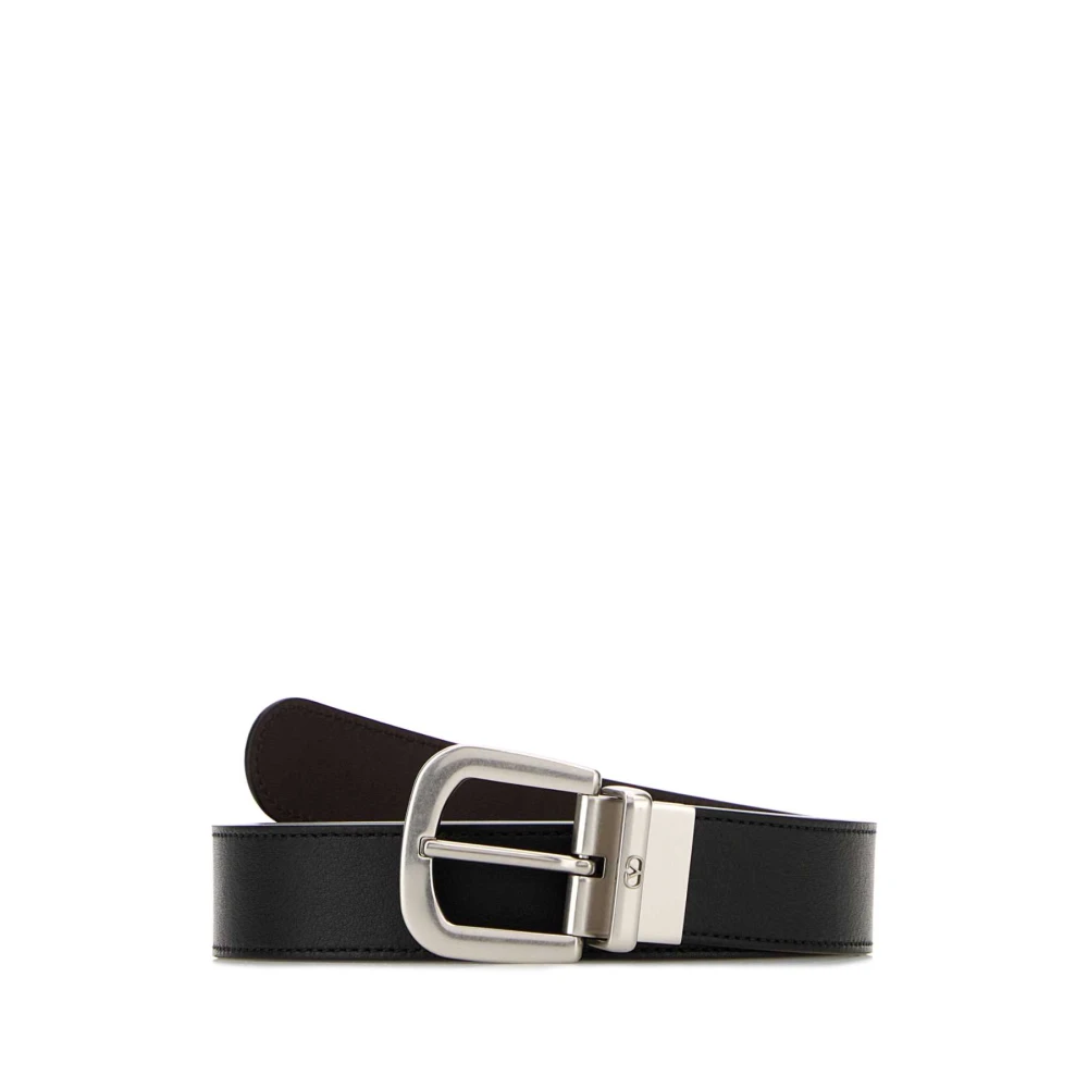 Valentino Garavani Men's Black Belts, 105 Cm, Vlogo Signature Reversible Belt