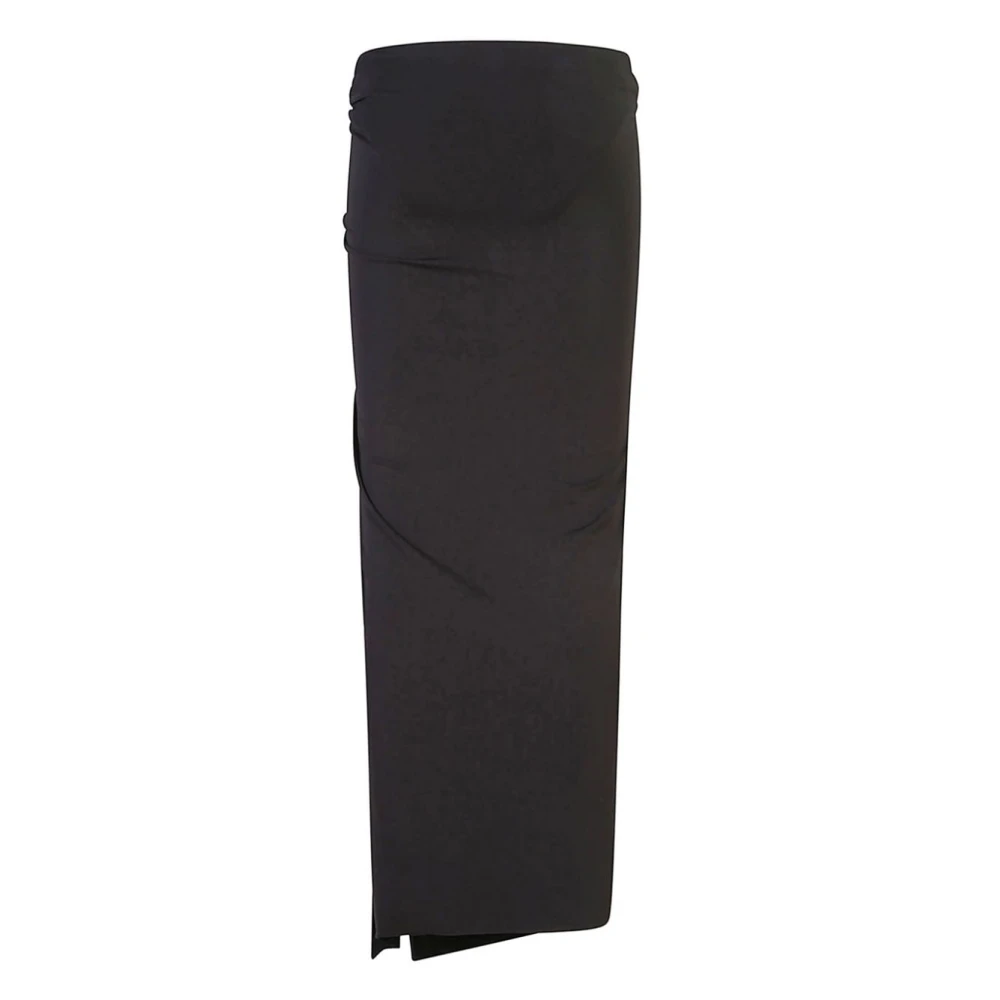 The Attico Zwarte Midi Rok Black Dames