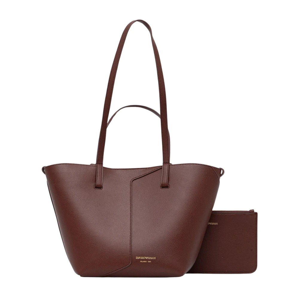 Emporio Armani Donna Marrone Borse, Taglia Unica, New,