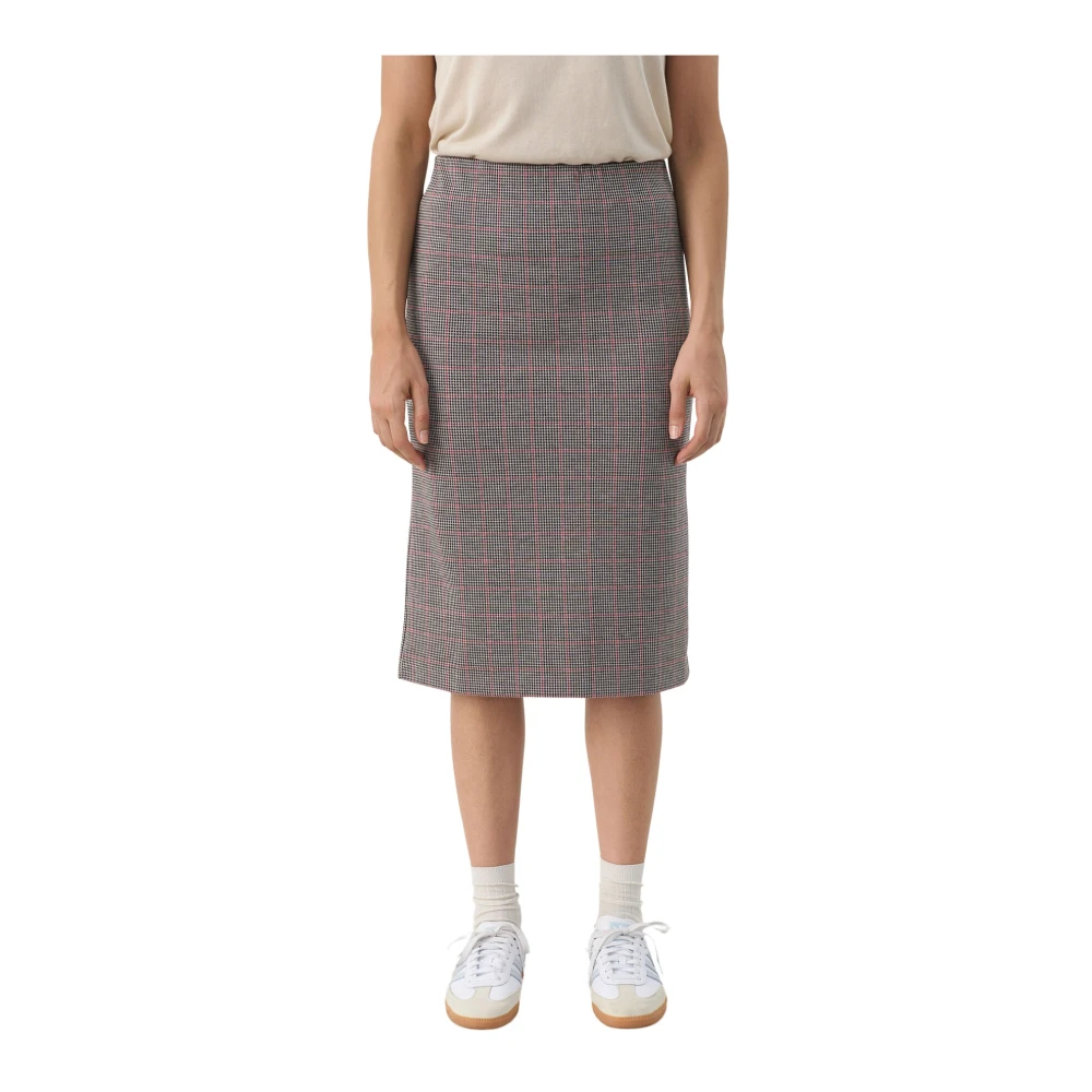 Part Two Rode Ruit Rok Klassieke Stijl Multicolor Dames