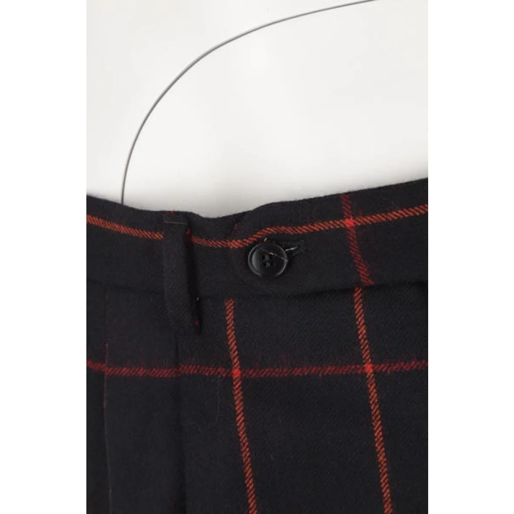 Gucci Regular-Fit Geruite Broek Black Heren