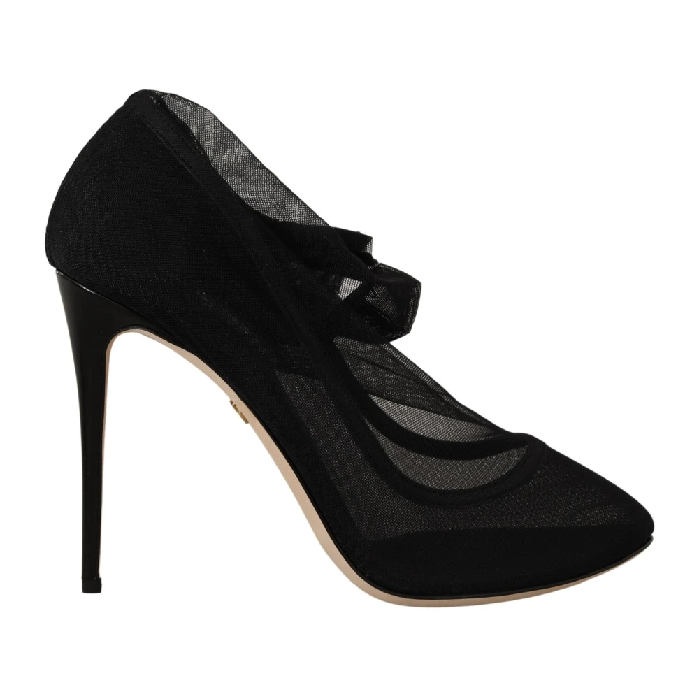 Dolce & Gabbana Women's Black Elegant Heeled Shoes - Pumps - 2 Uk - Shoes