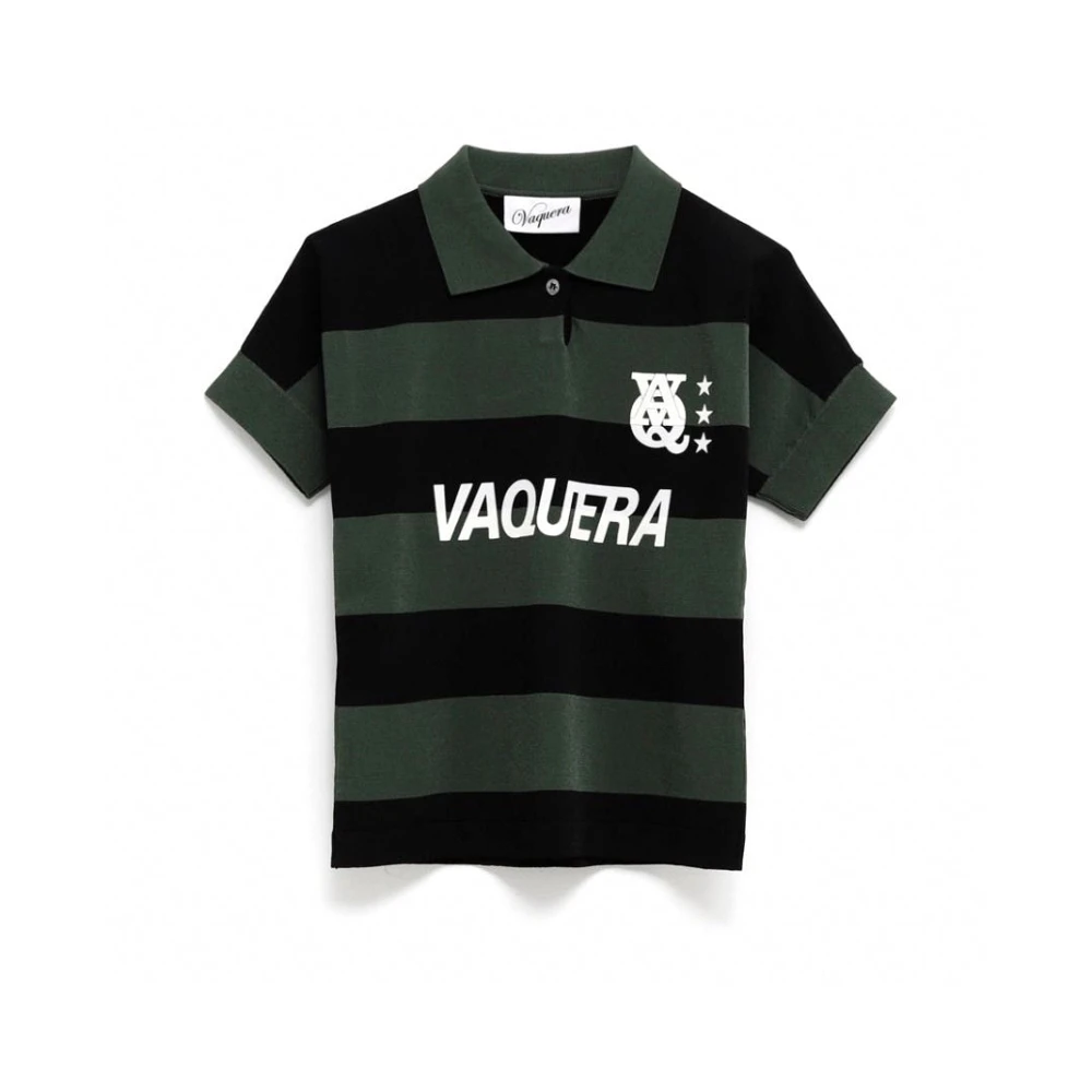 Vaquera Stickad Polo Multicolor, Dam