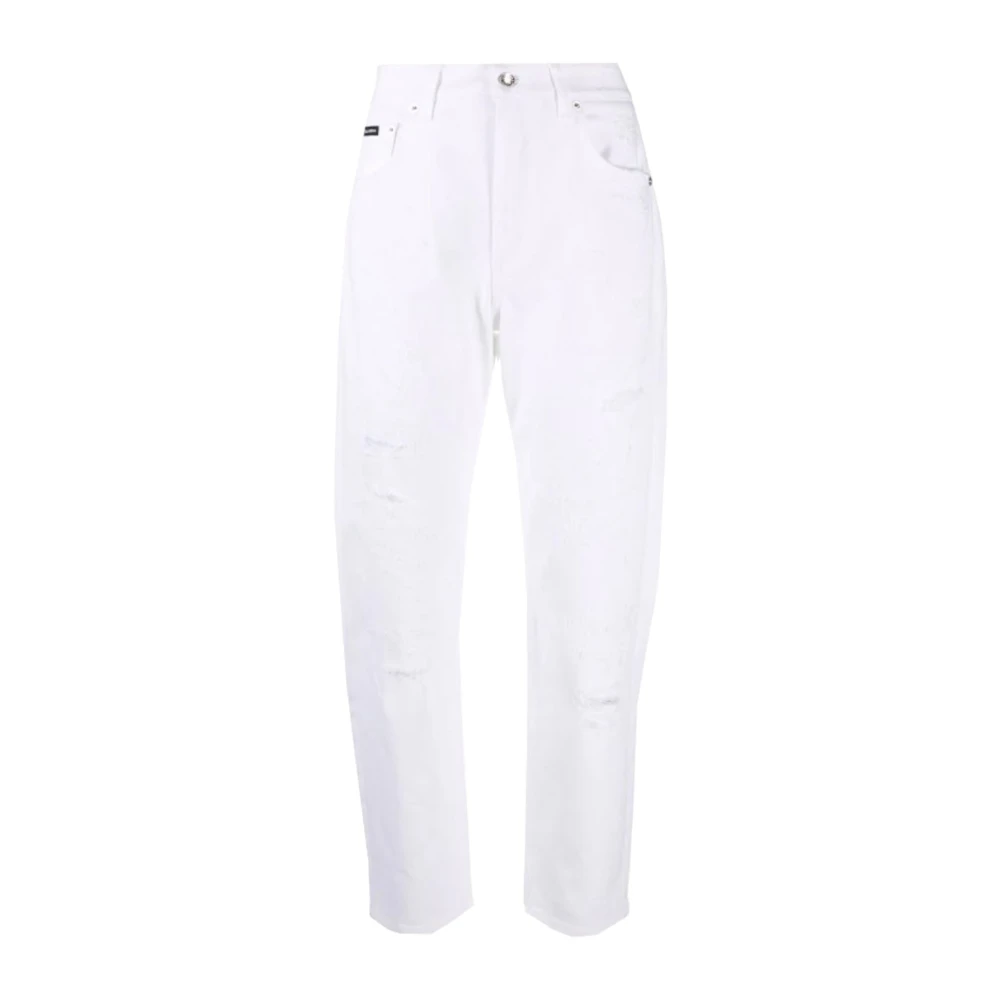 Dolce & Gabbana Italiaanse damesjeans gemaakt in Italië White Dames