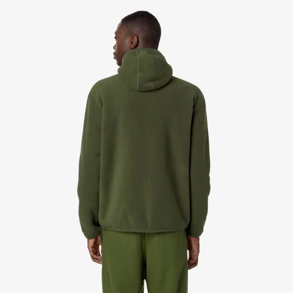 K-way Jack Sherpa Polar Omkeerbaar Green Heren