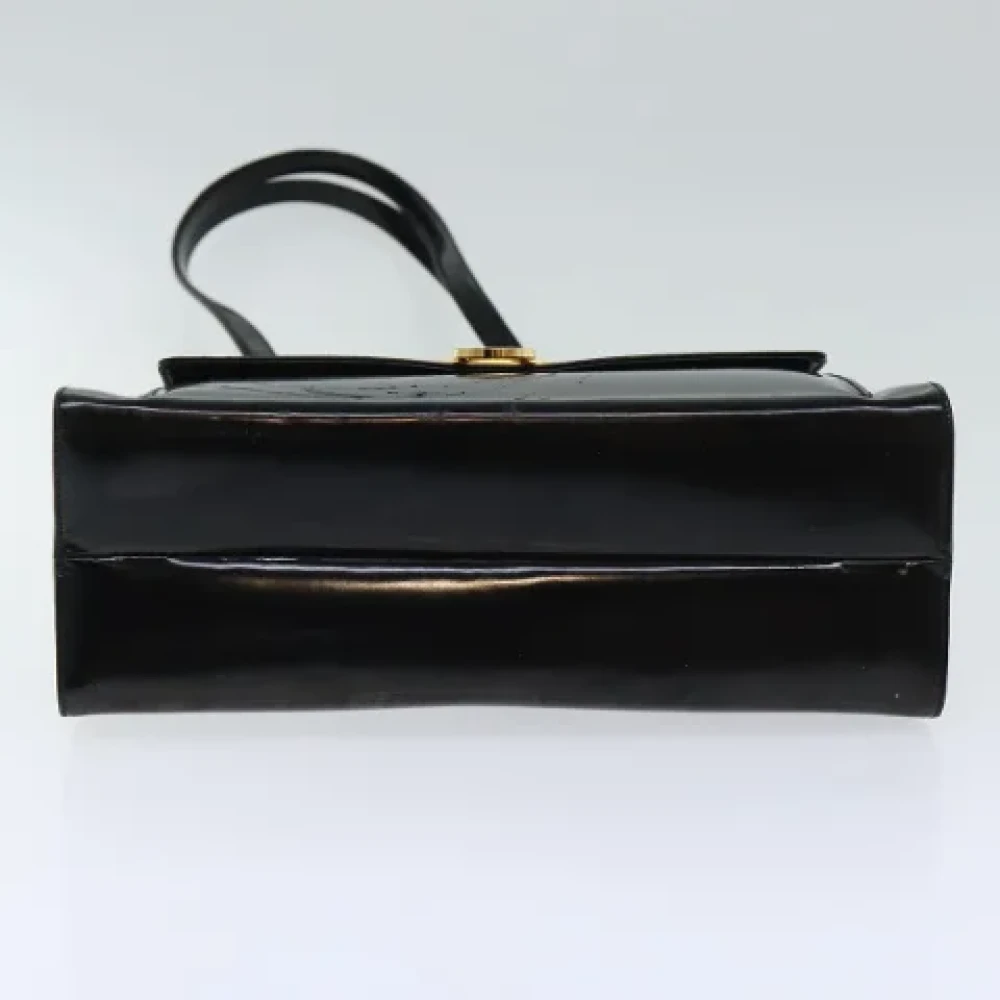 Salvatore Ferragamo Pre-owned Leather shoulder-bags Black Dames