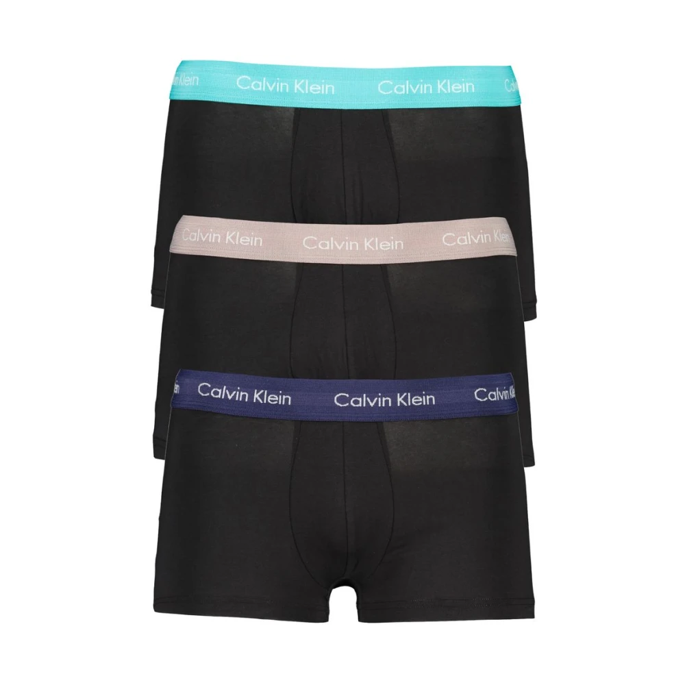 Calvin Klein Zwarte Katoenen Boxershorts Pak Black Heren