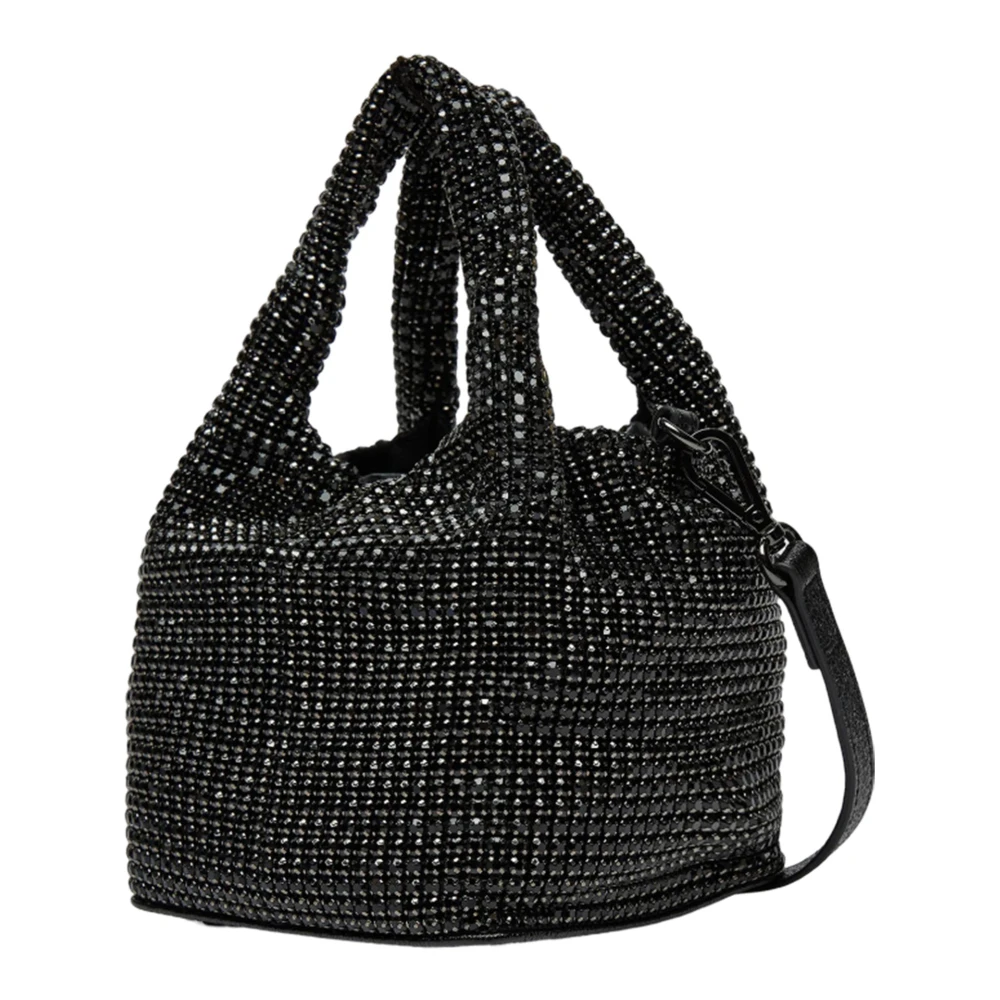 Love Moschino Zwarte Schoudertas Verstelbare Band Black Dames
