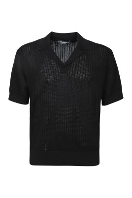 contrast-collar-knitted-polo-shirt