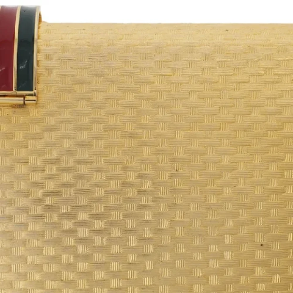 Gucci Vintage Pre-owned Metal gucci-bags Yellow Dames