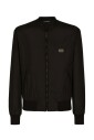veste-noire-col-baseball-zip