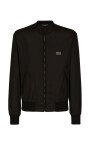 veste-noire-col-baseball-zip