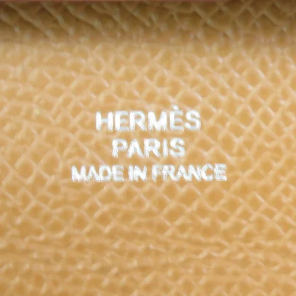 Hermès Vintage Pre-owned Fabric wallets Brown Dames